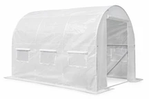 Kovový fóliový stan 2x4m biely