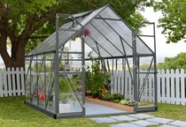 Polykarbonátový záhradný skleník Balance Grey 2,42 x 2,47 m Palram – Canopia sivý