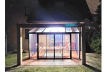 Veranda Sanremo Palram zimná záhrada - Canopia 3 x 4,25 m sivá