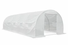 Fóliový tunel s kovovým rámom 3x8 m biely