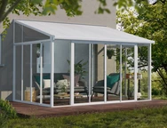 Zimné záhrady Veranda Sanremo Palram - Canopia 3 x 5,4 m biela