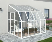Zimné záhrady s bielym rámom Sun Room Palram – Canopia 2,58 x 2,6 m biele
