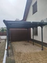 Veľký polykarbonátový prístrešok Montana 3,15 x 5,00 m CoverTech antracitový